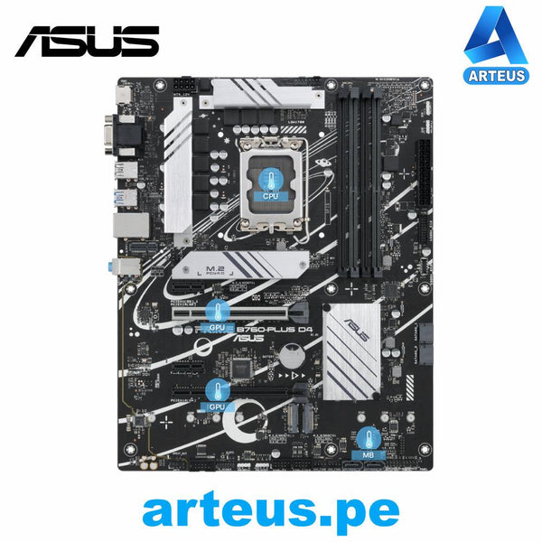 ASUS PRIME B760-PLUS D4 - PLACA MADRE A Chipset Intel B760 LGA1700 ATX - ARTEUS