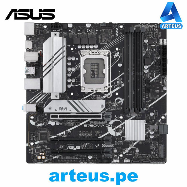 ASUS PRIME B760M-A D4 - PLACA MADRE Chipset Intel B760 LGA1700 mATX - ARTEUS