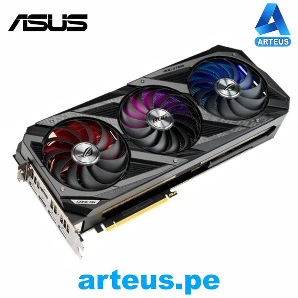 ASUS ROG-STRIX-RTX3060TI-O8G-V2-GAMING - Tarjeta de video ASUS NVIDIA GeForce RTX 3060 TI 8GB GDDR6 PCI-E 4.0 HDMI2 DP3 - ARTEUS