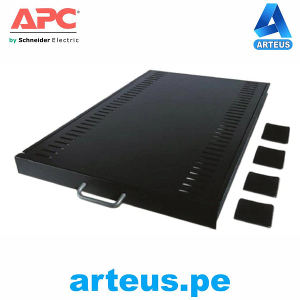 Bandeja deslizable APC AR8123BLK estante soporta 45.5kg o 100 libras - ARTEUS