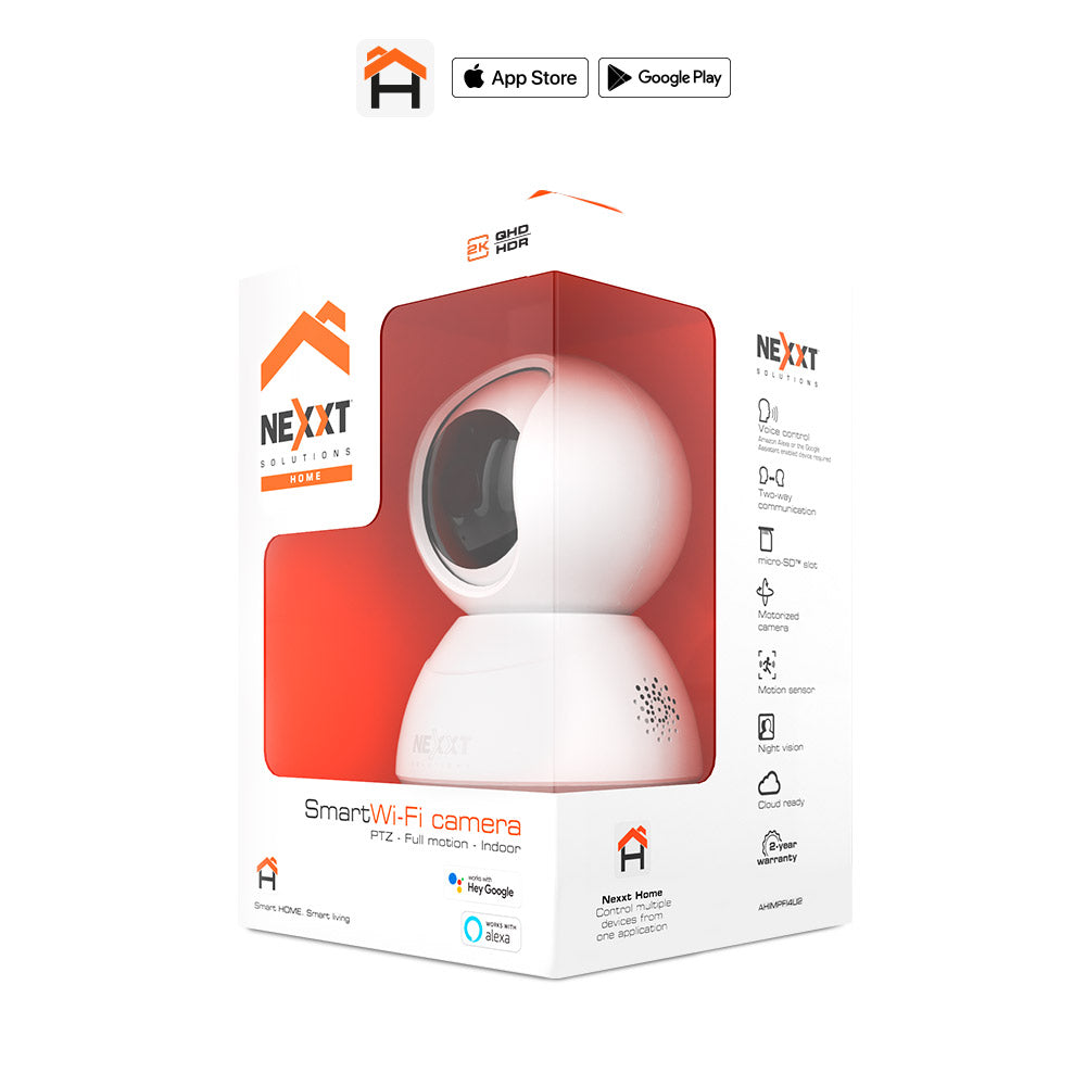 NEXXT SOLUTIONS AHIMPFI4U2 Cámara de Seguridad WIFI 2K 3MP PT 360º Alexa