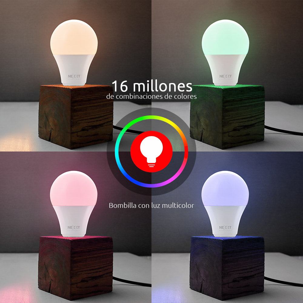 NEXXT SOLUTIONS NHB-C120M Foco LED WIFI Inteligente Multicolor