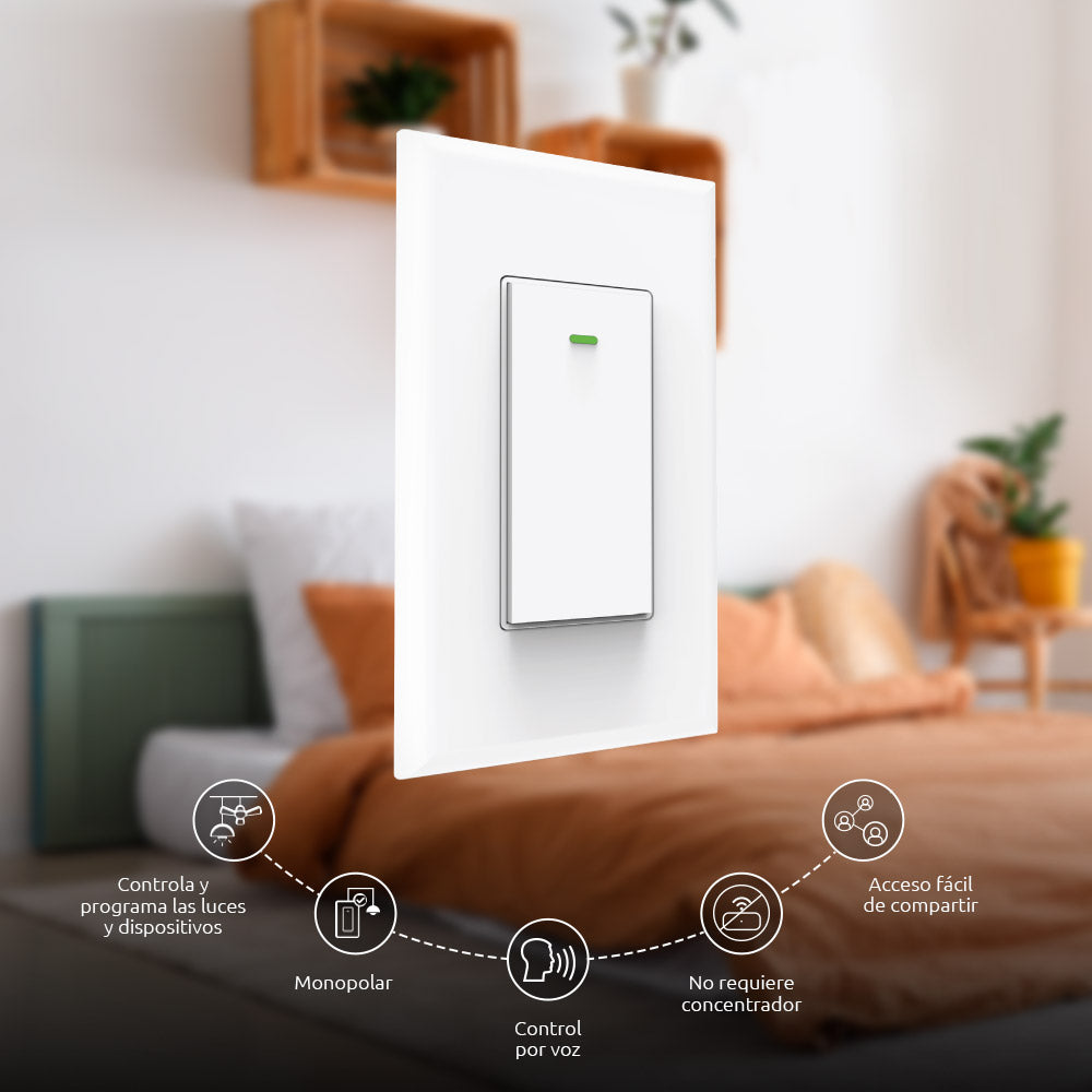 NEXXT SOLUTIONS NHE-S100 Interruptor Inteligente Monopolar WiFi