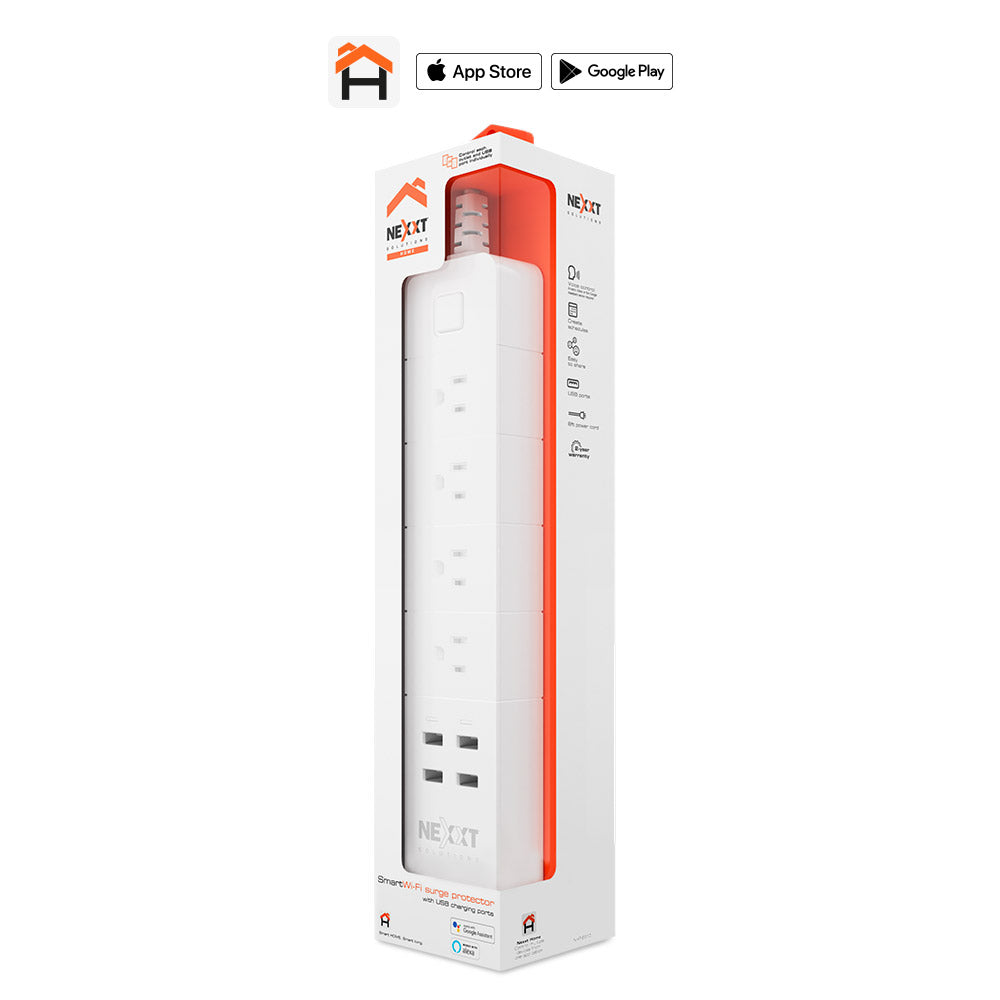 NEXXT SOLUTIONS NHP-E610 Regleta Protectora de Sobretensiones Inteligente Wifi