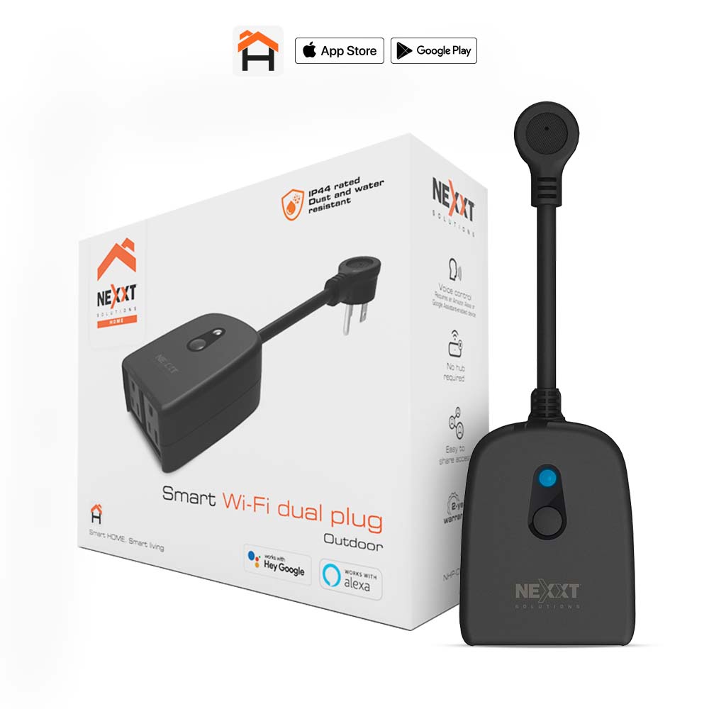 NEXXT SOLUTIONS NHP-O610 Enchufe Inteligente con Conexión Dual Wifi Exterior