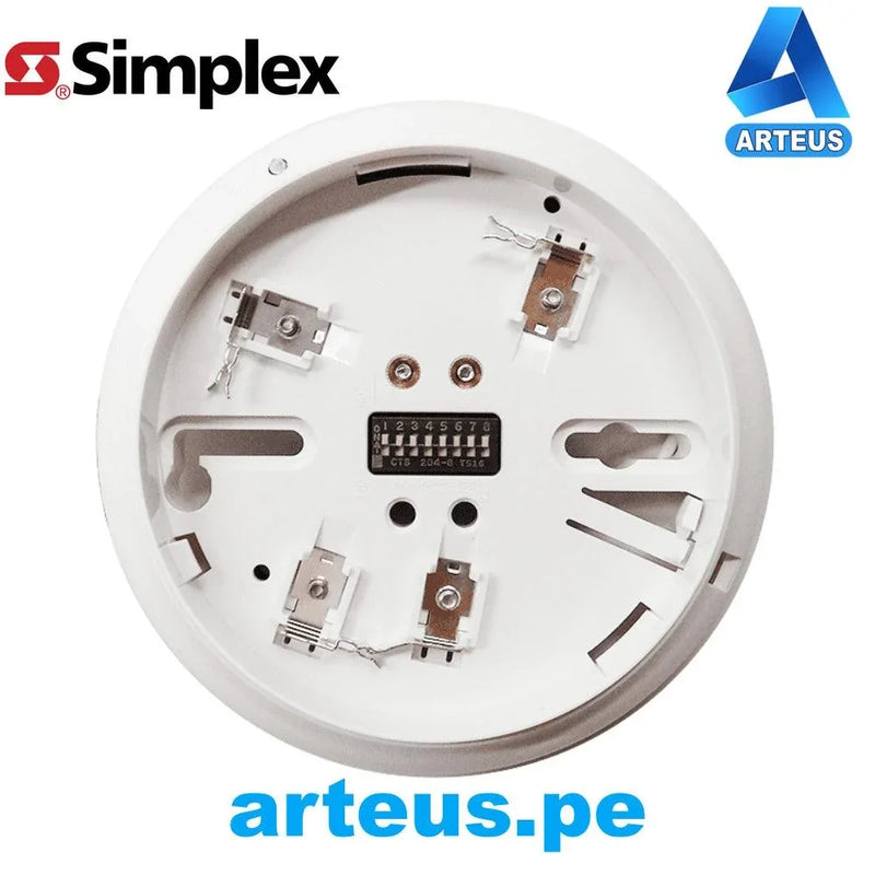 Dectector Led Base Simplex Base para sensores de incendio SIMPLEX 4098-9789 para usar con ...
