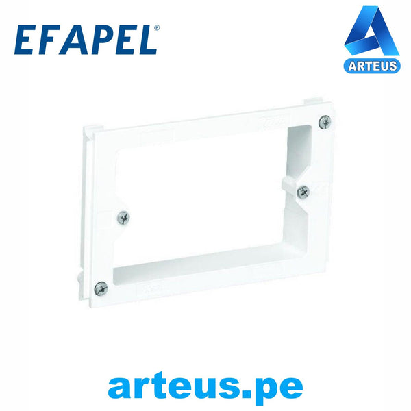 Base placa para canaleta de 110x5 EFAPEL 10971 ABR. Color blanco - ARTEUS