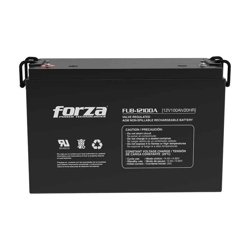 Bateria de UPS 12v 10amp FORZA FUB-12100G en gel - ARTEUS