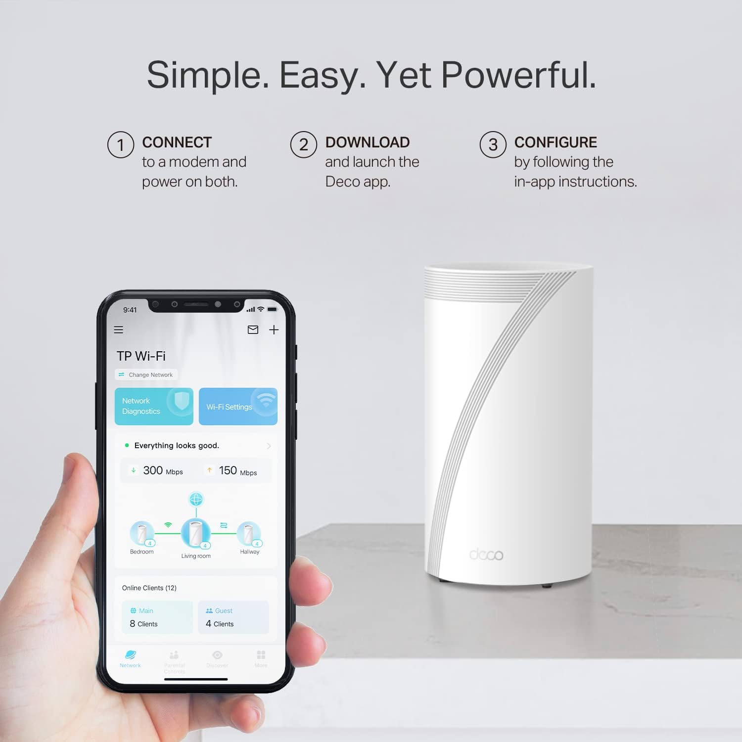 TP-LINK Deco BE85 3-Pack Router MESH WiFi7 BE19000 Tres Banda