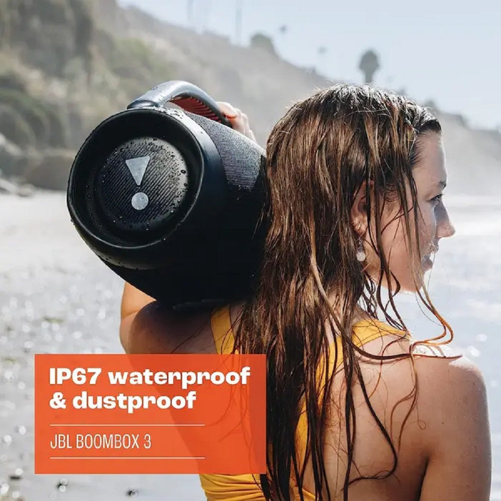 JBL BOOMBOX 3, Parlante Inalámbrico BT a prueba de agua IP67 Negro - JBLBOOMBOX3BLKAM
