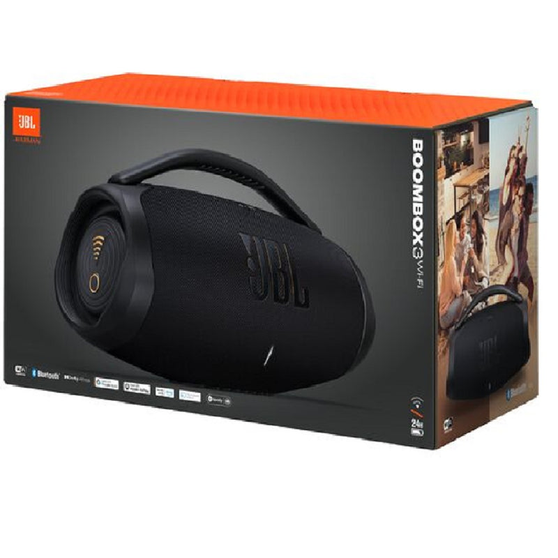 JBL BOOMBOX 3, Parlante Inalámbrico BT a prueba de agua IP67 Negro - JBLBOOMBOX3BLKAM