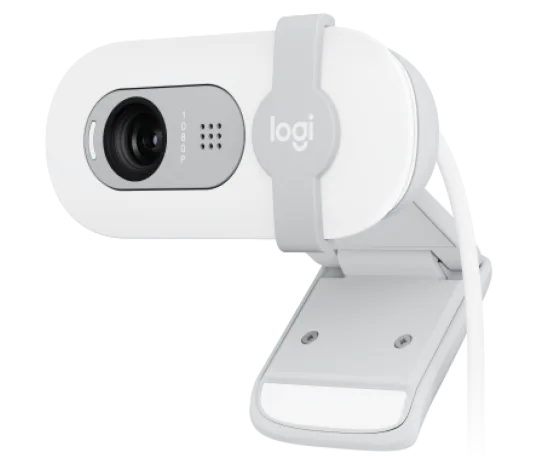 LOGITECH BRIO 100 Camara Web Full HD 1080p Blanco 960-001615