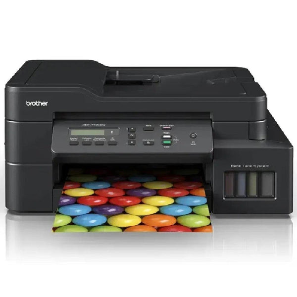 BROTHER DCP-T720DW, Impresora multifuncional WIFI de tinta continua, imprime, escanea y copia a color, DUPLEX - ARTEUS