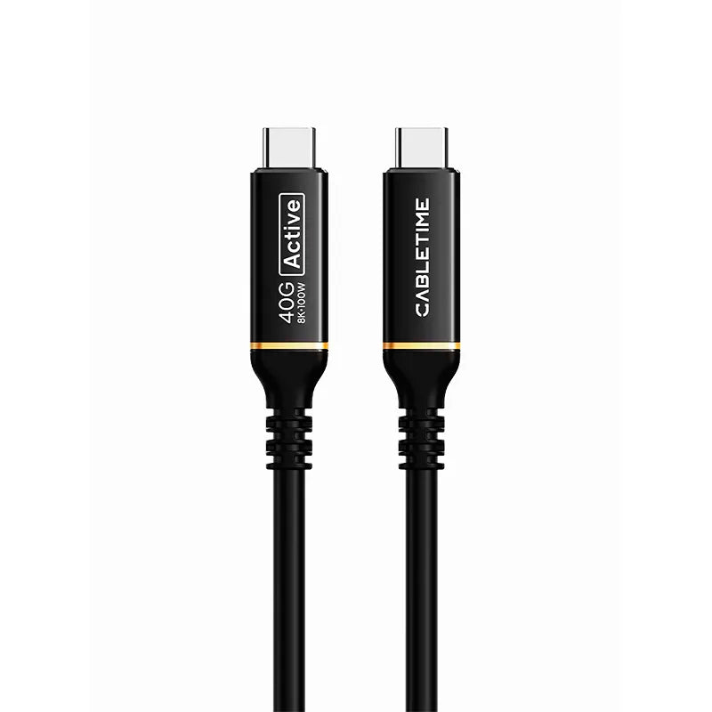 CABLETIME CU43N Cable USB-C 100W 8K USB4 3m CT-AUSB4-AB3