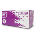 SATRA 102040003 Caixa de conectores blindados RJ45 CAT 6 x 100 unidades