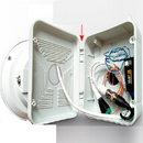 ZKTECO ZK-WD-003 Caja Pase de PVC Hermética 12x10x5cm