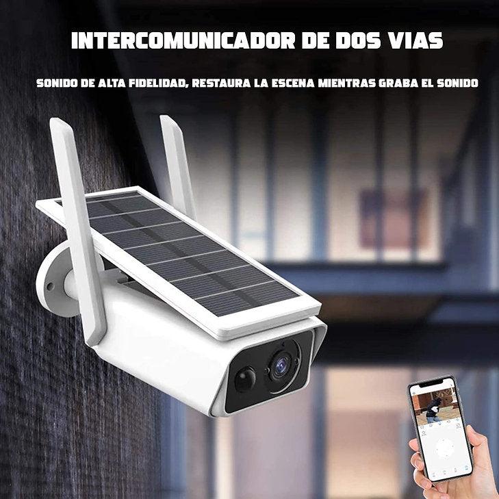 Camara de vigilancia SOLAR Full hd SIPW01_20. Camara WIFI 1080P 2MP con bateria de litio. Micofono y parlante incorporado. - ARTEUS