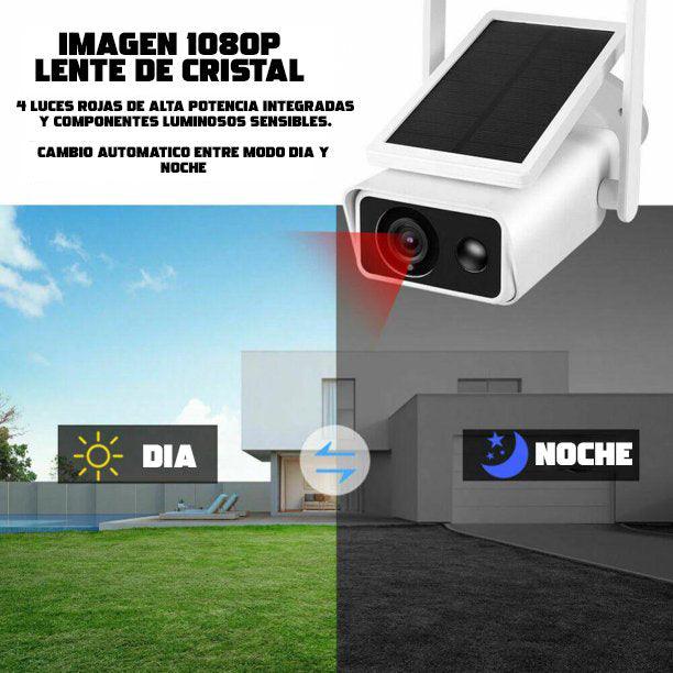 Camara de vigilancia SOLAR Full hd SIPW01_20. Camara WIFI 1080P 2MP con bateria de litio. Micofono y parlante incorporado. - ARTEUS