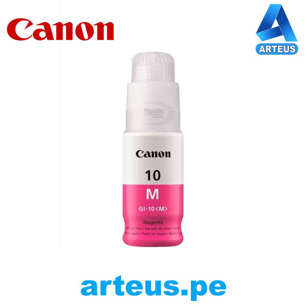 CANON 3392C001AB - Botella de tinta Canon GI-10M Color Magenta 70ml - ARTEUS