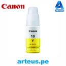CANON 3393C001AB - Botella de tinta Canon GI-10Y Color Amarillo 70ml - ARTEUS