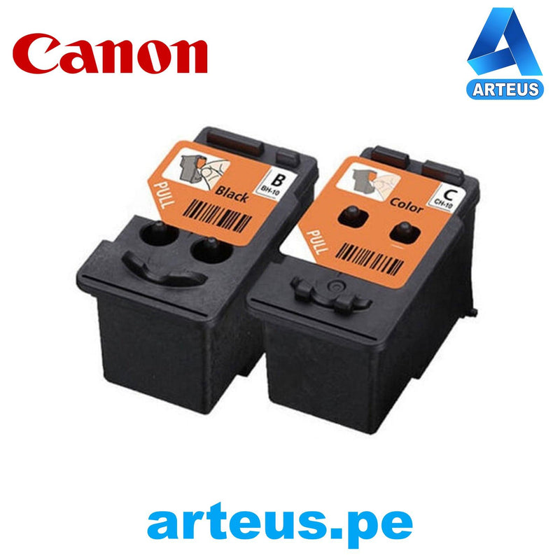 CANON 3418C004AA - Pack de cabezales Canon 1 x Negro BH-10 - 1 x Color CH-10. - ARTEUS