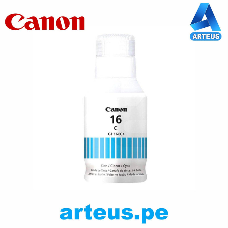 CANON 4418C001AA - Botella de tinta Canon GI-16 Color Cyan 132ml - ARTEUS