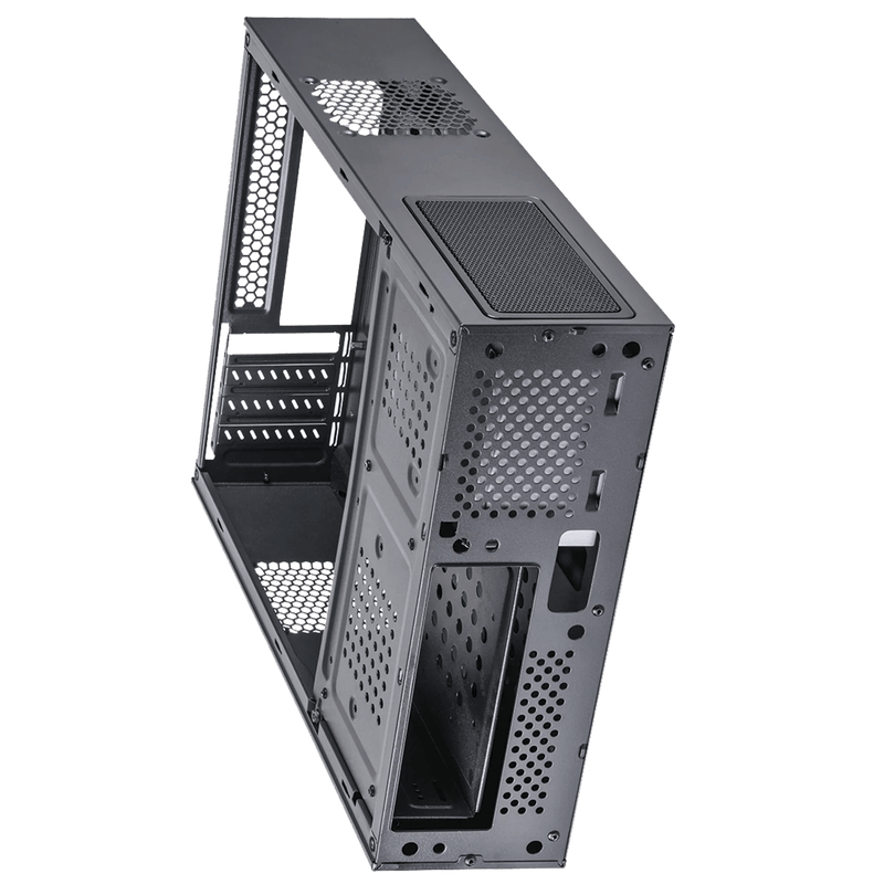 Case SLIM para computadora MICRO ATX, con fuente de 300W, ANTRYX XS-100, Xtreme series, Negro - ARTEUS