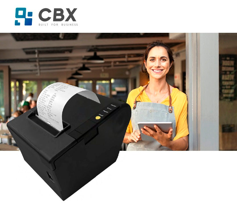 CBX TP-805, Impresora térmica de tickets 250mm/seg. Cortador automático USB/Serial/Ethernet