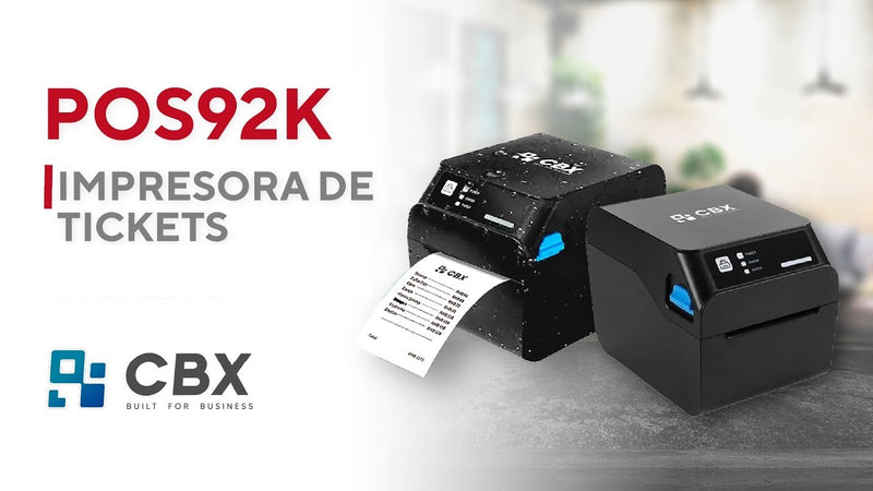 CBX POS-92K, Impresora Térmica Ticketera 300mm/s USB/Serial/Ethernet Protección contra polvo, aceite y agua