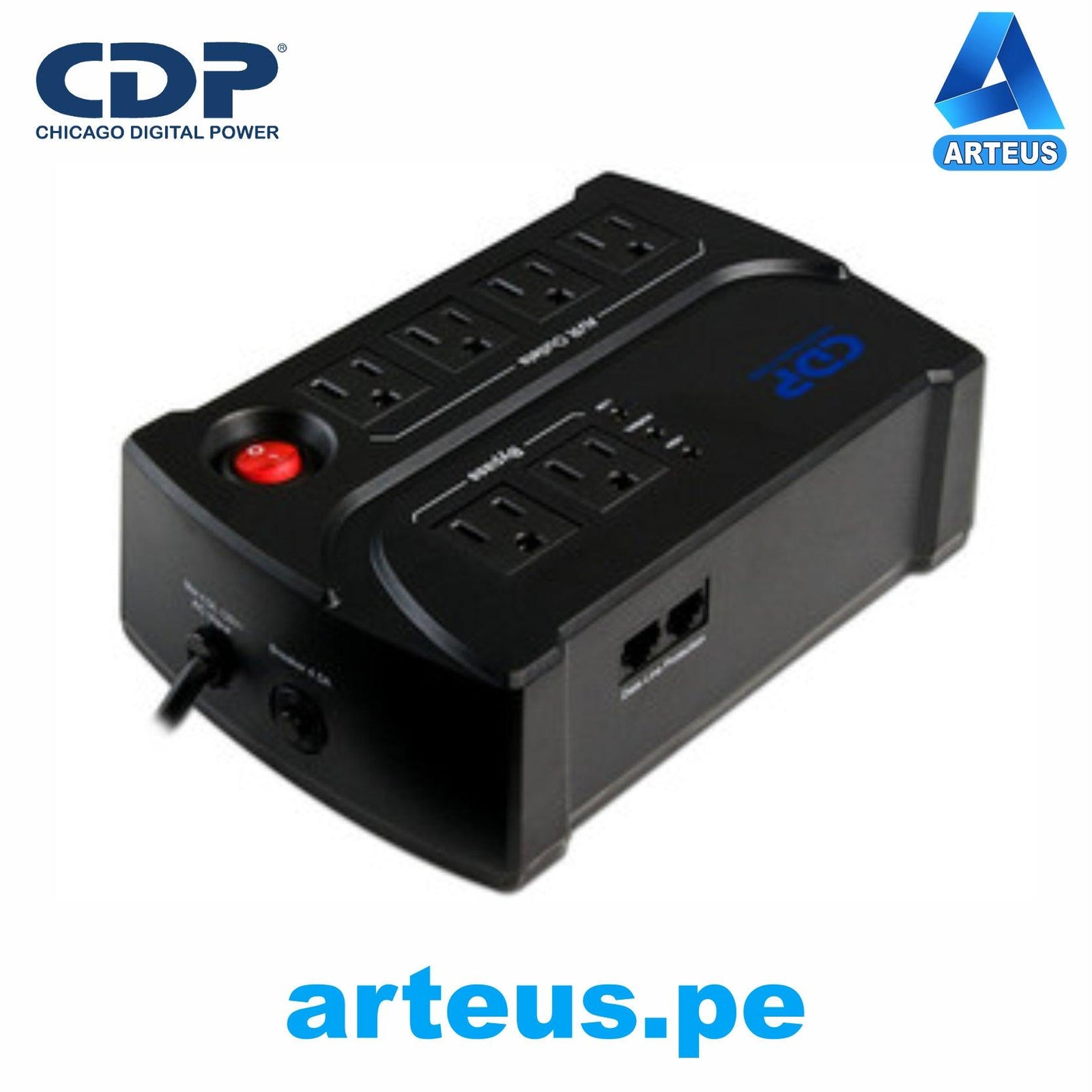 CDP B-AVR1006i - Regulador De Voltaje CDP B-AVR1006i 1200VA 6 ...