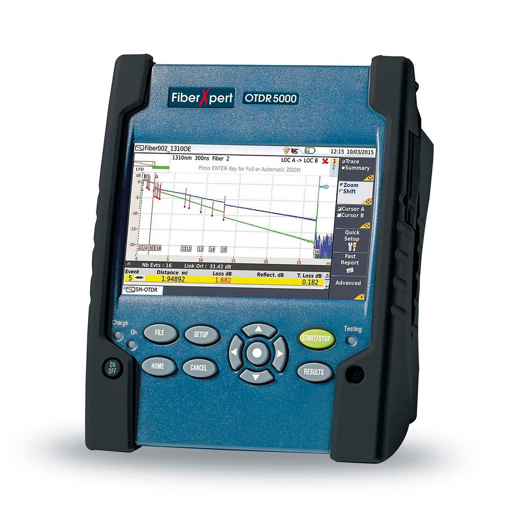 SOFTING FIBERXPERT 5000 Certificador OTDR Medidor de Fibra Optica multimodo y monomodo