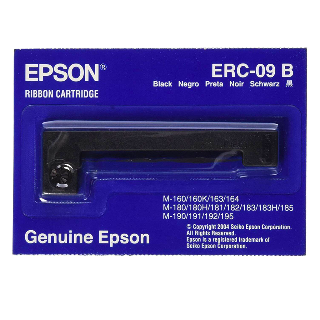 EPSON ERC-09B Cartucho de cinta negra para impresora