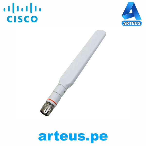 CISCO AIR-ANT2524DW-R= - ANTENA DIPOLO CISCO MODELO 2524DW, TRABAJA EN 2.4GHZ 2DBI Y 5GHZ 4DBI, COLOR BLANCO Y CONECTOR RP-TNC. - ARTEUS