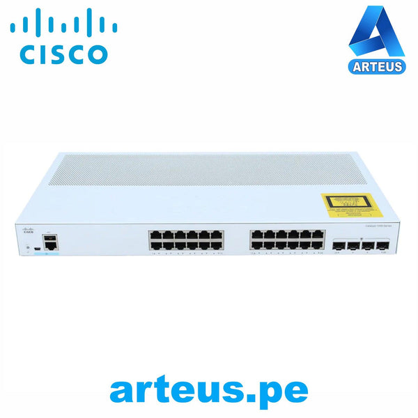 CISCO C1000-24T-4G-L-FT - SWITCH CATALYST 1000 CON 24 PUERTOS GIGABIT 4SFP CAPA 2 - ARTEUS