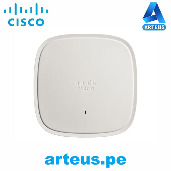 CISCO C9115AXI-A - Punto de acceso inalámbrico - 802.11ax - 5.38Gbit/s - 2.40GHz, 5GHz - Tecnología MIMO - 1 x Red (RJ-45) - 2.5 Gigabit Ethernet - Bluetooth 5 - ARTEUS