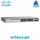 CISCO C9200L-24P-4G-E - Conmutador Ethernet - 24 Puertos Gestionable - 2 Capa compatible - Modular - 4 Ranuras SFP - Par trenzado, Fibra Óptica - ARTEUS