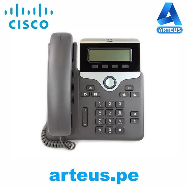 CISCO CP-7811-K9= (FT) - TELEFONO IP CISCO MODELO 7811 CON PANTALLA MONOCROMÁTICA DE 384X106 PIXELES. - ARTEUS