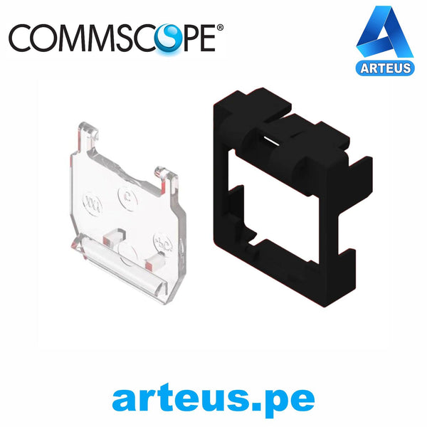 COMMSCOPE 1-2848025-2, Mascara para plug modular rj-45 cat6a- bolsa x 50und| negro - ARTEUS