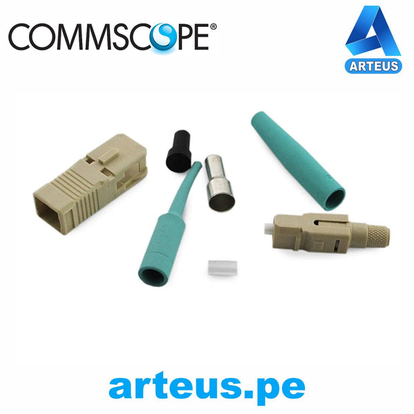 COMMSCOPE 1-5503948-1, Kit conector de fibra óptica sc, om3 (multimodo) - ARTEUS