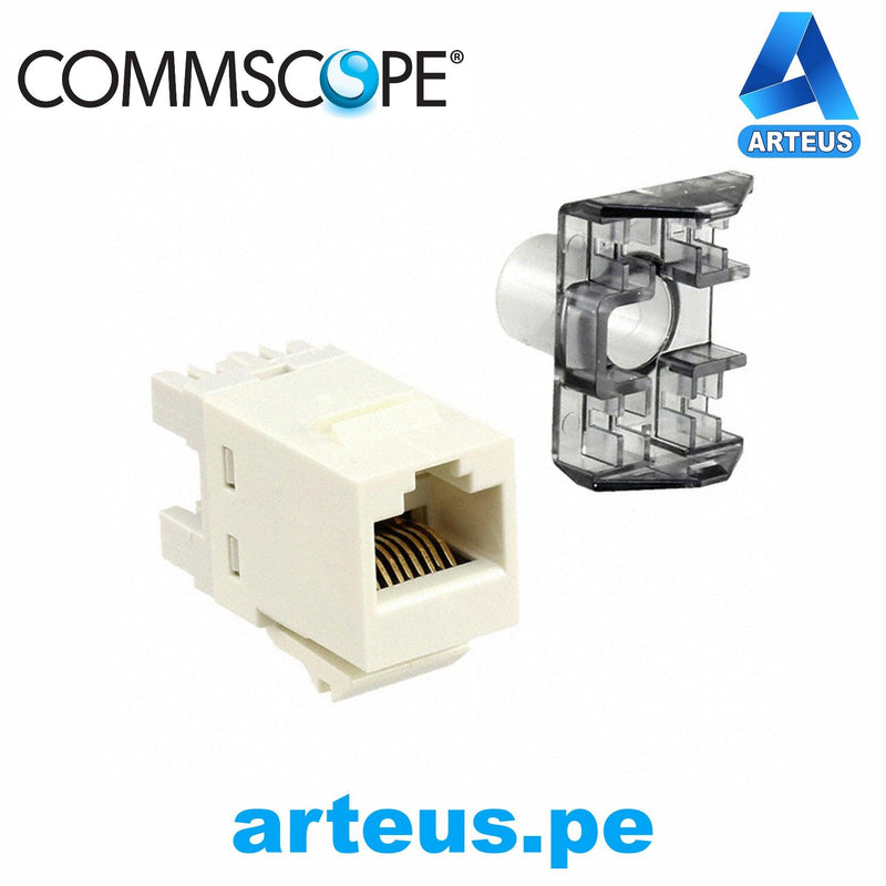 COMMSCOPE 1375055-1, Jack sl modular rj45 cat 6 beige - ARTEUS