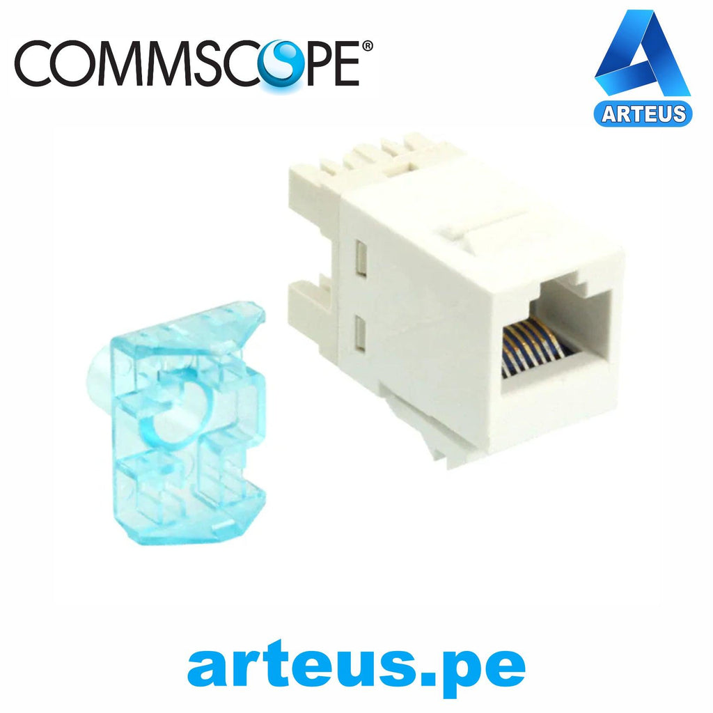 Comscope Rj45 Modulear COMMSCOPE 1375191-3 Jack Modular Cat5E RJ45 SL Blanco