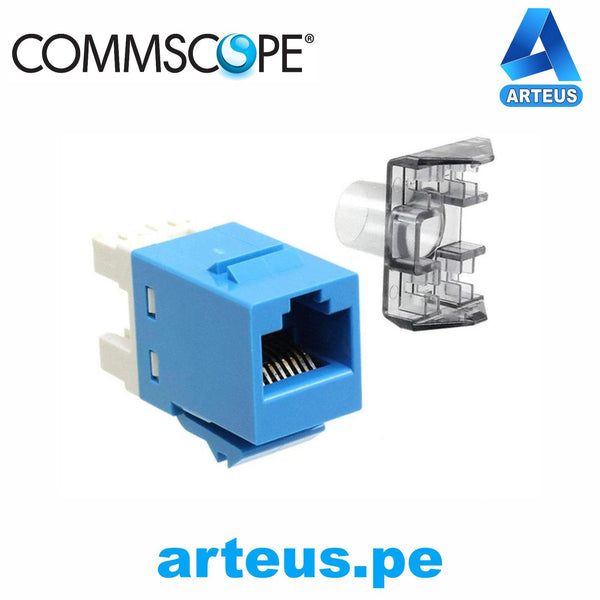 COMMSCOPE 1375191-6, Jack rj45 cat 5e sl modular azul - ARTEUS