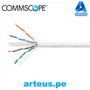 COMMSCOPE 1427077-2, Cable utp cat6 lszh blanco cobre 24awg 250mhz iec 60332-3 rollo 305mts - ARTEUS