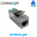 COMMSCOPE 2153449-4, Jack blindado cat6a rj-45 slx | gris - ARTEUS