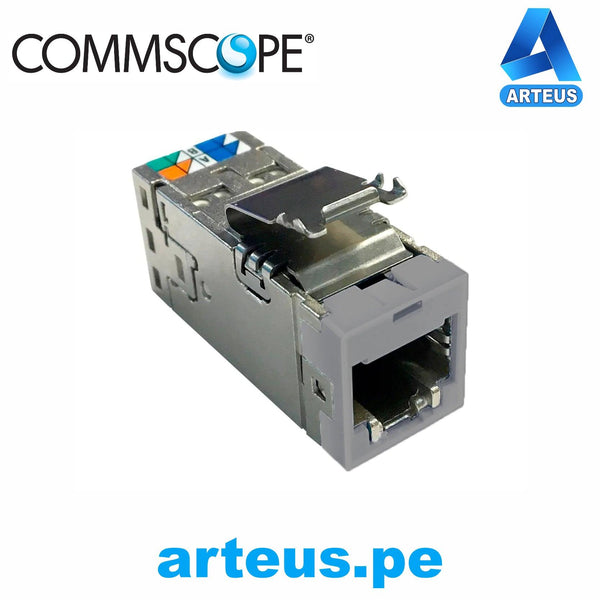 COMMSCOPE 2153449-4, Jack blindado cat6a rj-45 slx | gris - ARTEUS