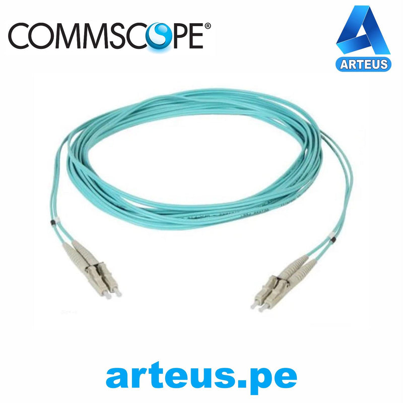 COMMSCOPE 2160046-3, Patch cord de fibra óptica om4 lc a lc dúplex /lszh(multimodo) 3mtrs. - ARTEUS