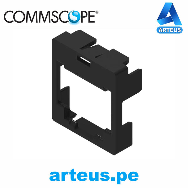 COMMSCOPE 2848025-2, Mascara para plug modular rj-45 cat6a- bolsa x 50und| negro - ARTEUS