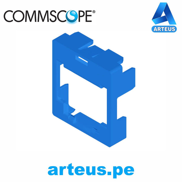 COMMSCOPE 2848025-6, Mascara para plug modular rj-45 cat6a- bolsa x 50und| azul - ARTEUS