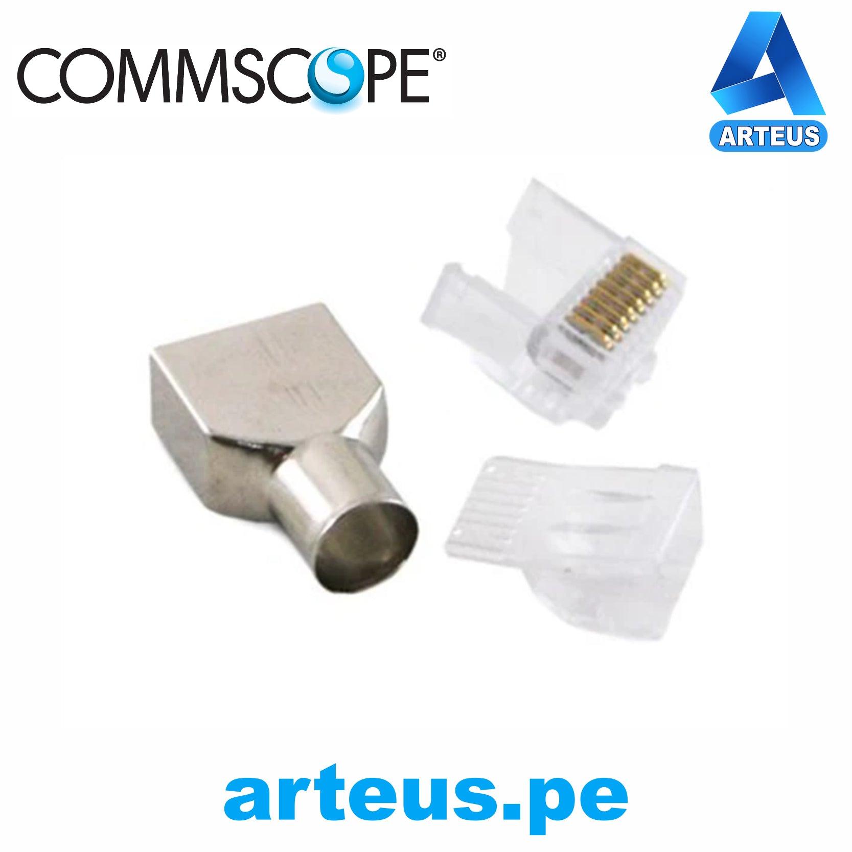 COMMSCOPE 6-2111979-2, Conector plug rj45 cat6 blindado |23-26 awg