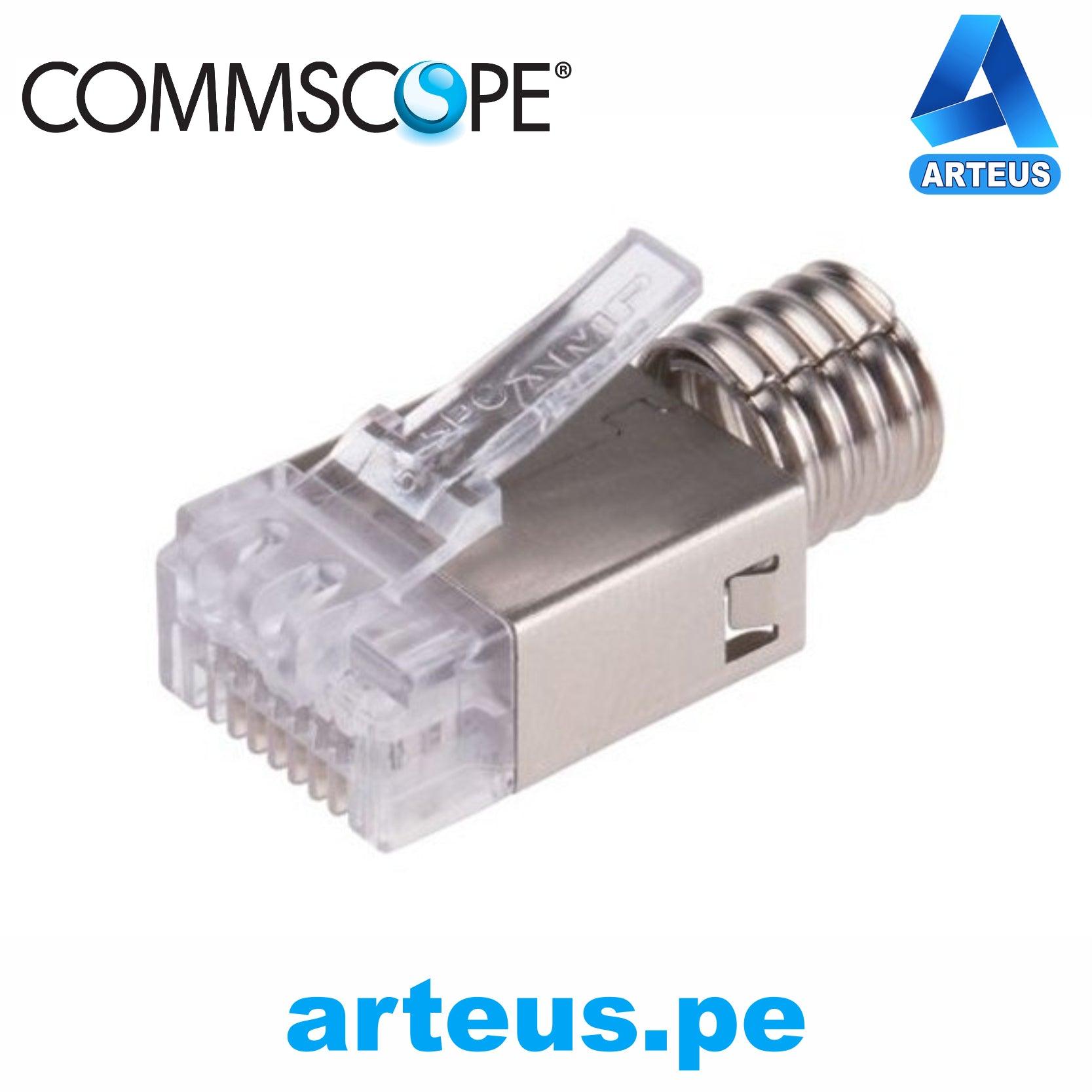 COMMSCOPE 6-2111979-2-PK25, Conector plug rj-45 cat6 shielded pk x 25 - ARTEUS